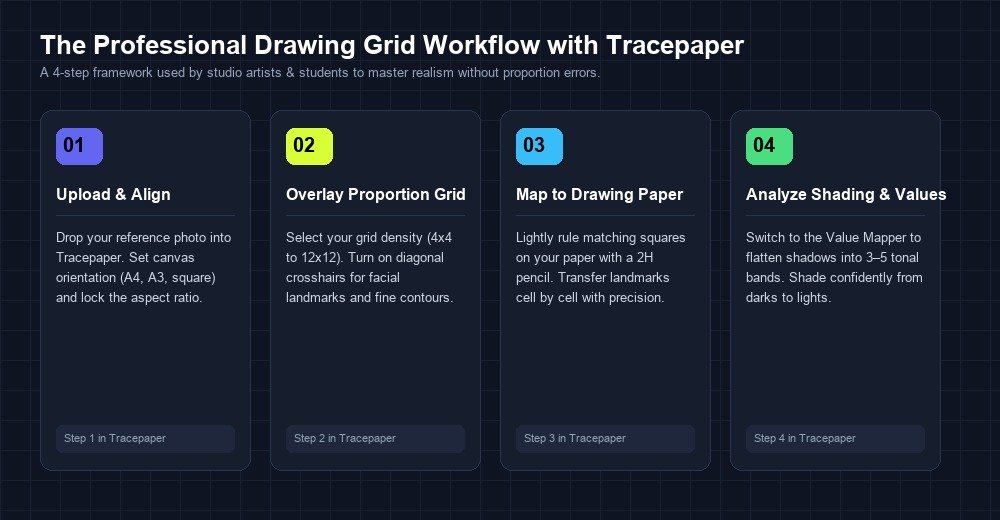 The Professional Drawing Grid Workflow with Tracepaper