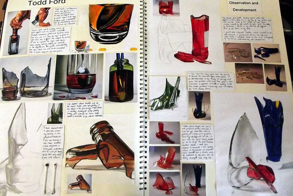 A Level Art sketchbook help
