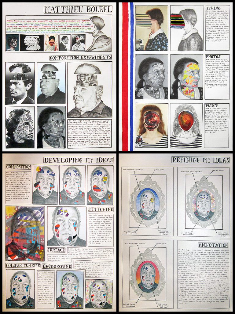 GCSE Art sketchbook example