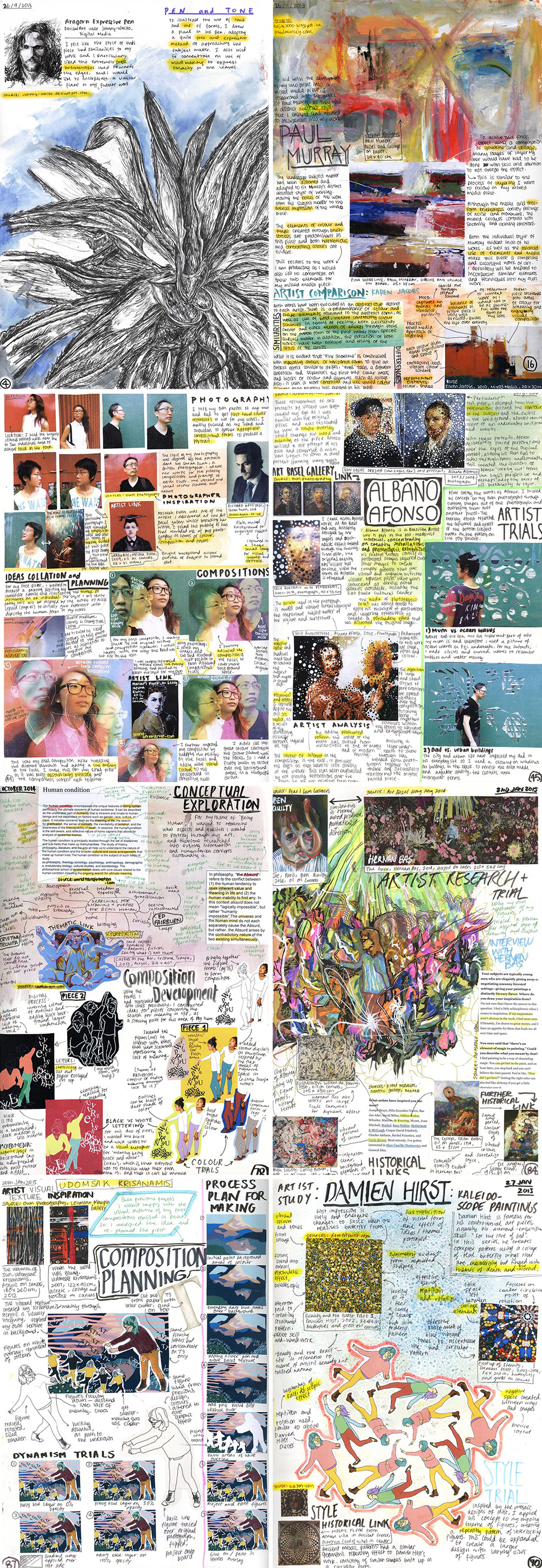 IB Art process portfolio