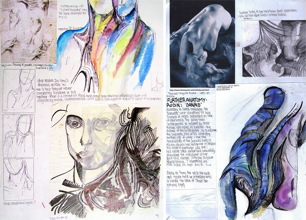 painting sketchbook artist study