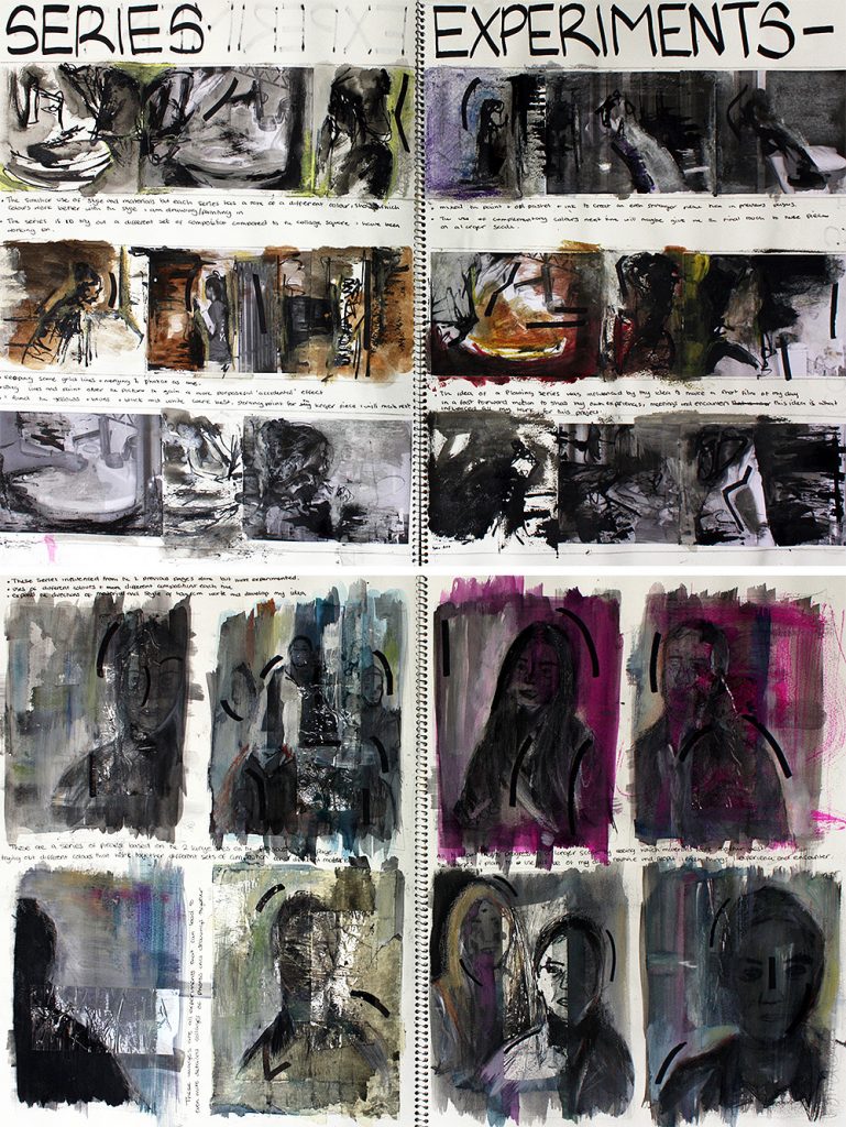 painting sketchbook examples