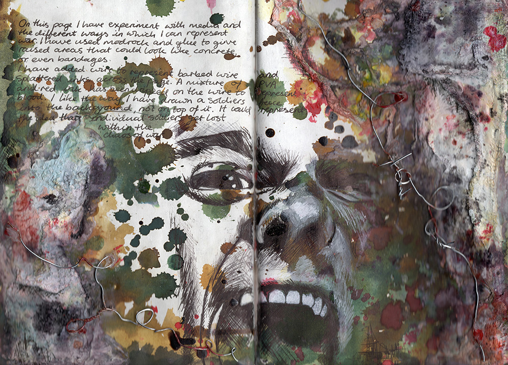 mixed media sketchbook ideas