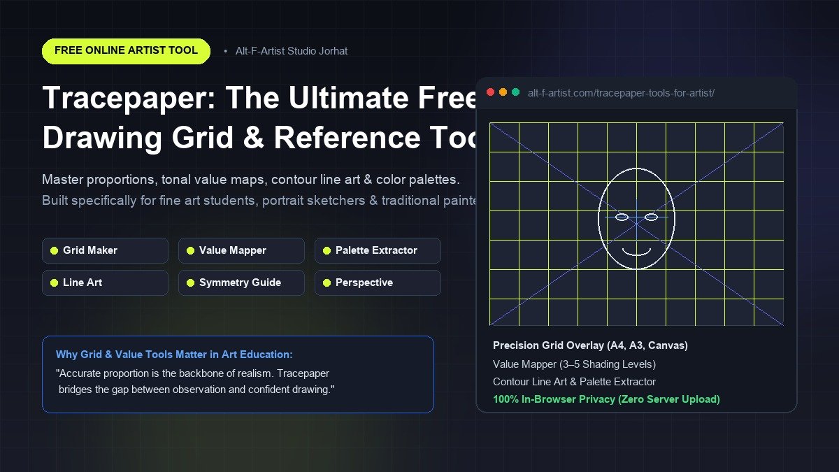 Master Drawing Proportions & Values: Complete Guide to Tracepaper Artist Tools